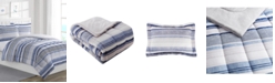 Mytex Chase Stripe Reversible Comforter Set